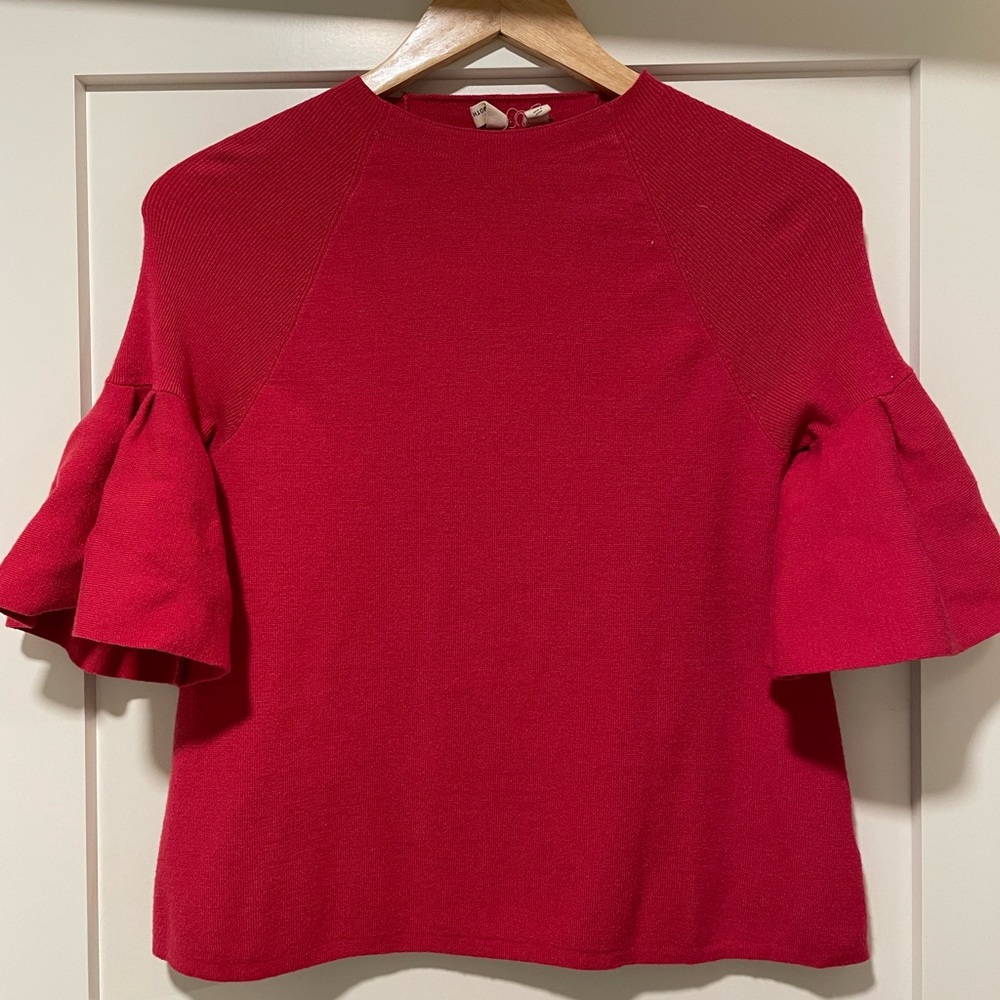 Anthropologie Moth bell sleeve top XS